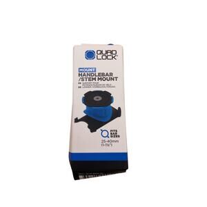 Quad Lock Bike Handlebar Stem Mount QLM-BMP-BL New In Box